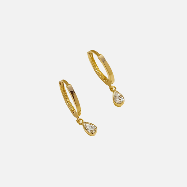 Jennie Teardrop Hoop Earrings