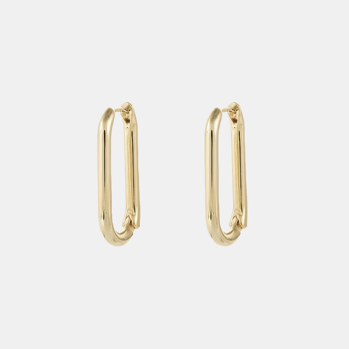 Paperclip Long Hoops