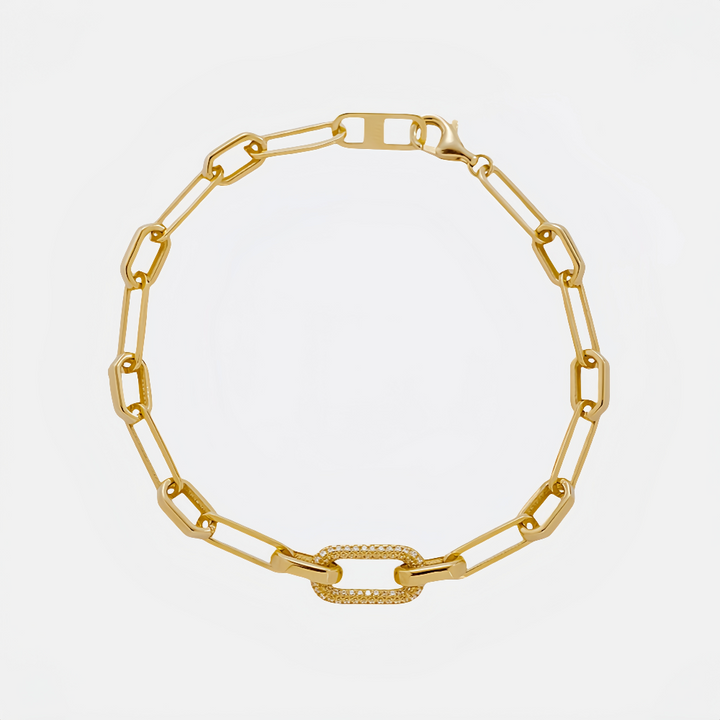 Pavé Chunky Link Bracelet