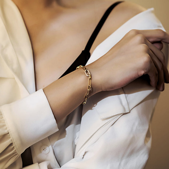 Pavé Chunky Link Bracelet