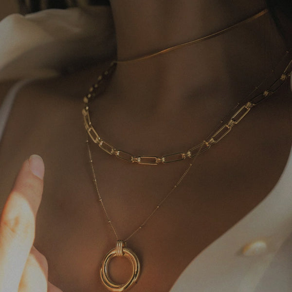 Paperclip Link Chain Necklace