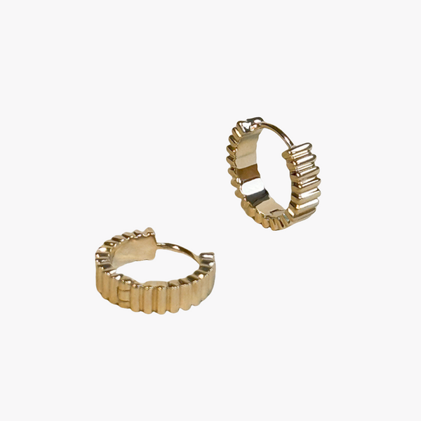 Grosgrain Medium Hoops