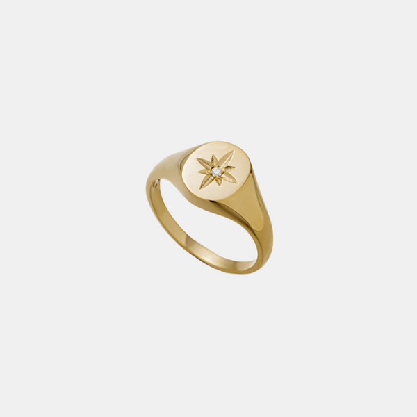 North Star Signet Ring