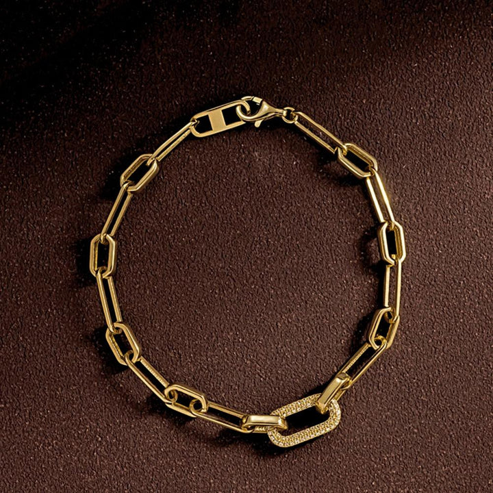 Pavé Chunky Link Bracelet