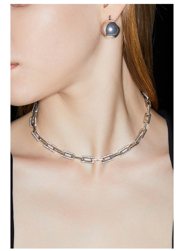 Women's Lock Chain Necklace