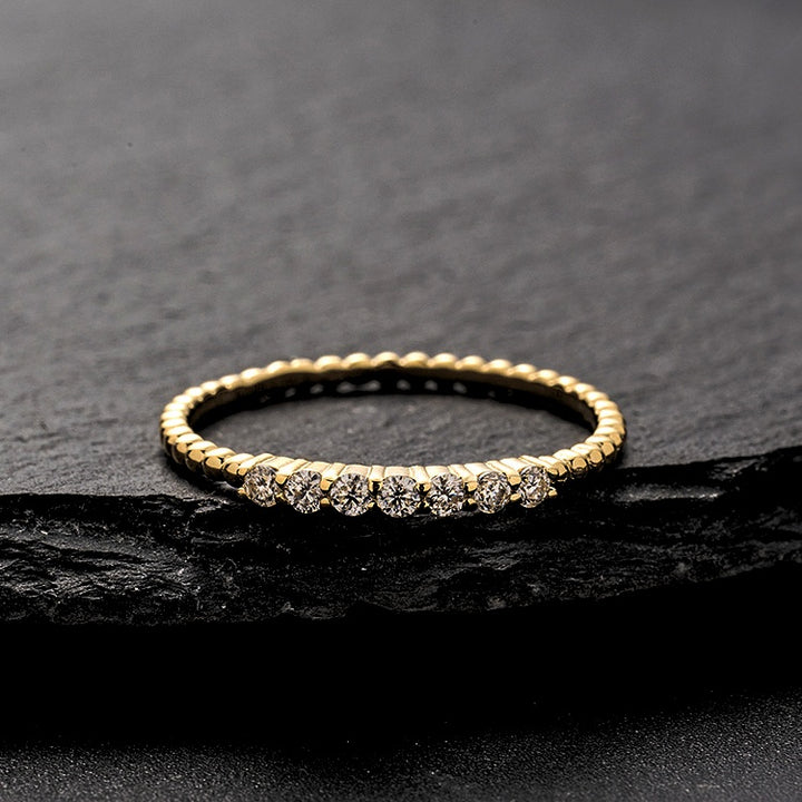 Pavé Semi Eternity Ring